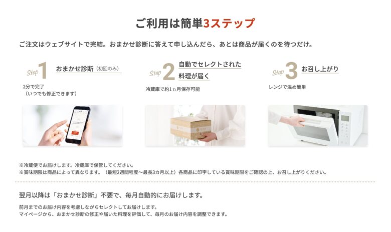 利用は簡単3ステップ