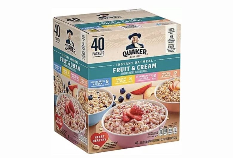 第13位. 4つのフレーバーが楽しめる「Quaker（クエーカー）インスタントオートミール フルーツ＆クリーム バラエティパック」