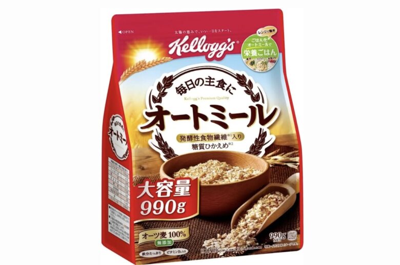 ケロッグ 粒感しっかりオートミールごはん