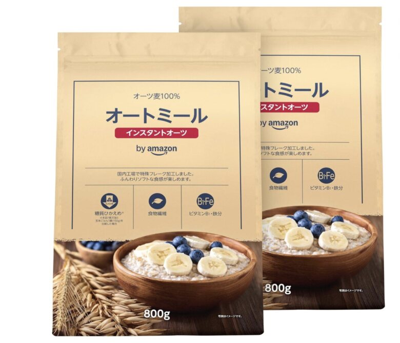 by Amazon オートミール インスタントオーツ