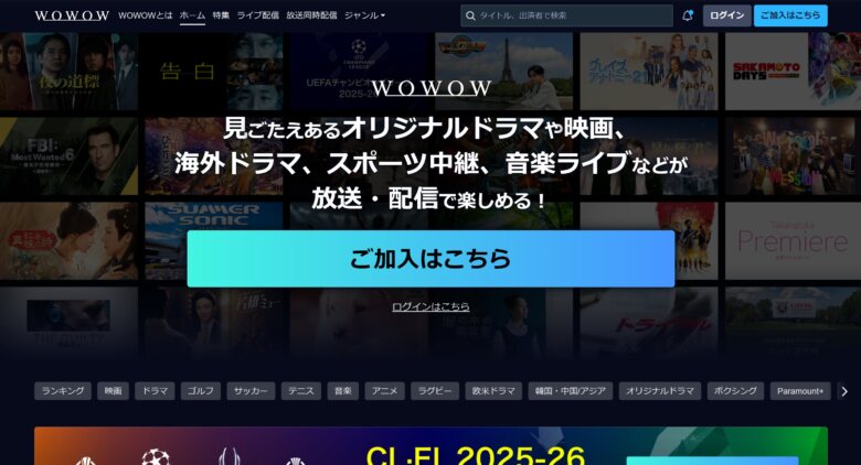WOWOWの基本情報