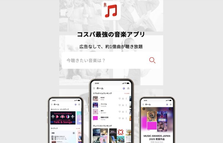 楽天ミュージックとは?サービスの基本情報