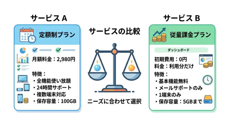 フィシュルの口コミを他社サービスと比較