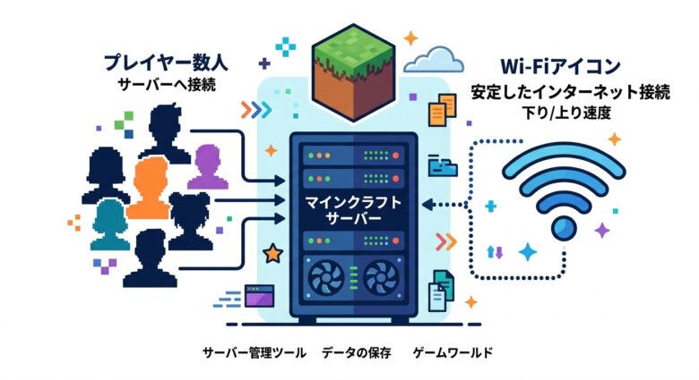 マイクラのマルチプレイにレンタルサーバーが必要な理由