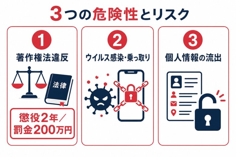 dokirawを利用する3つの危険性とリスク