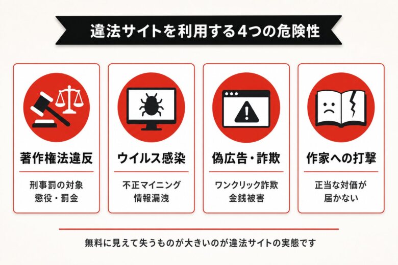 漫画PLAYを利用する4つの危険性