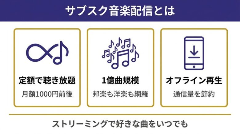 サブスク音楽配信サービスとは